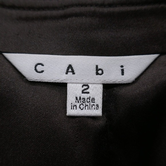 Cabi Womens Wool Blend Pencil Skirt 2 Blue Brown Tartan Plaid Pleated Ruffle Hem - Picture 6 of 13